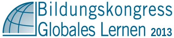 Logo Bildungskongress Globales Lernen 2013